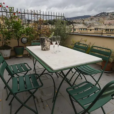 Altido For 3 With Rooftop Balcony And Lovely Cityview 公寓 热那亚